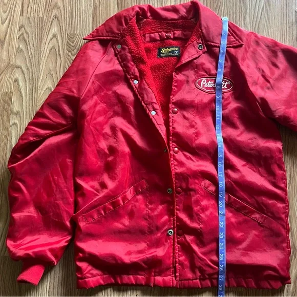 Peterbilt Swingster Red Vintage Logo Jacket